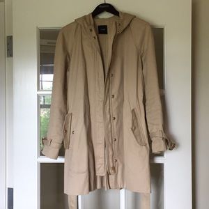 Size XL Jcrew khaki trenchcoat